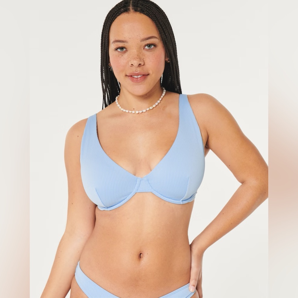 Hollister Ribbed Bikini Top